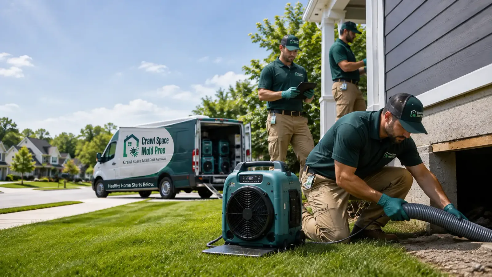 Crawl Space Mold Removal in Youngstown, FL
